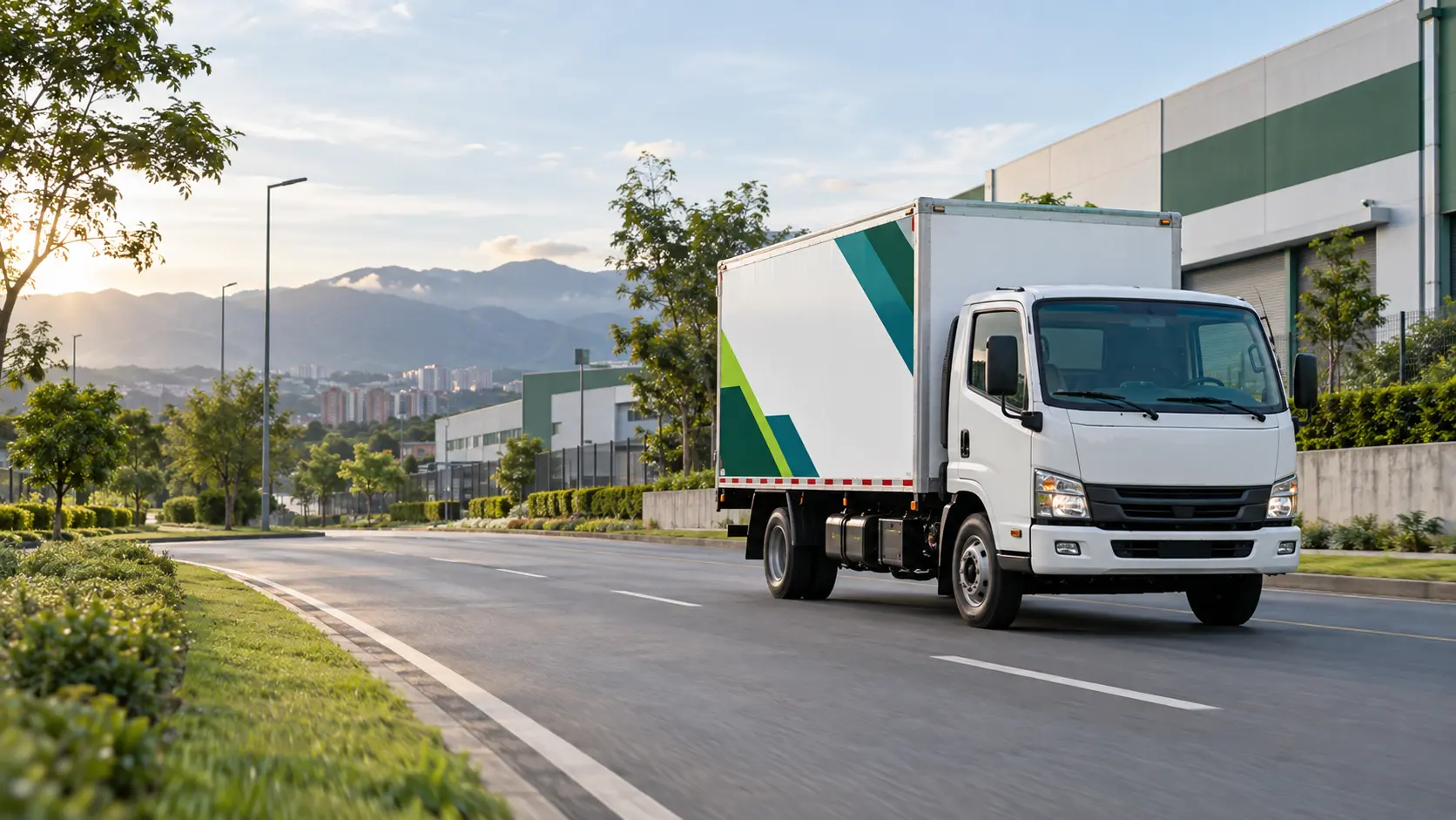 Vehículo de LASEA utilizado para el transporte de residuos.